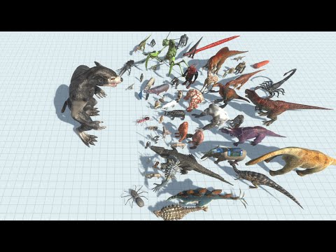 RE-SKINNED WEREWOLF vs EVERY UNIT - Animal Revolt Battle Simulator