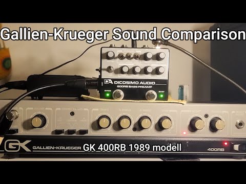 GK 400RB(1989) VS DiCosimo Audio 800RB