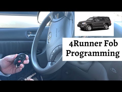 How To Program A Toyota 4Runner Remote Key Fob 2003 - 2009 DIY Tutorial