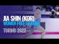 Jia SHIN KOR Women Free Skating Torino 2022 JGPFigure
