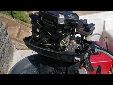 Mercury 15 hp outboard backfiring/misfiring