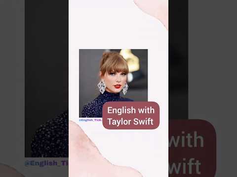 Learn English with Taylor Swift #english #آموزش_زبان #کلاس_زبان #معلم_زبان  #مهاجرت #آیلتس #تافل