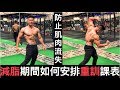 減脂期間的重訓課表安排|維持肌肉關鍵|八週體態改造EP-05