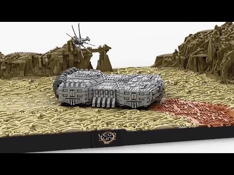 Lego Moc - Dune Spice Harvester Diorama