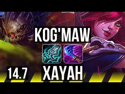 KOG'MAW & Soraka vs XAYAH & Senna (ADC) | Rank 9 Kog'Maw, 14/3/3 | TR Grandmaster | 14.7
