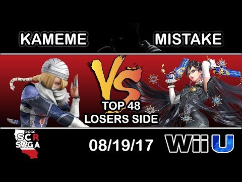 2GGC: SCR Saga - DNG | Kameme (Sheik) Vs. EMG | Mistake (Bayonetta) Top 48 Losers Side