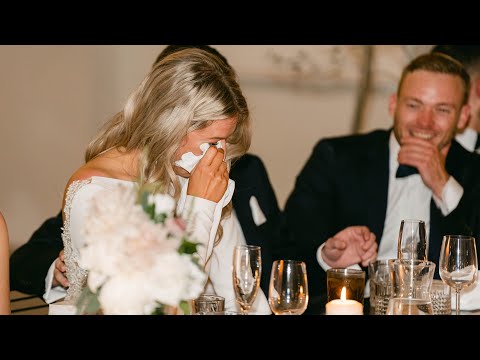 Emotional Father of the Bride Speech Brings His Daughter to Tears