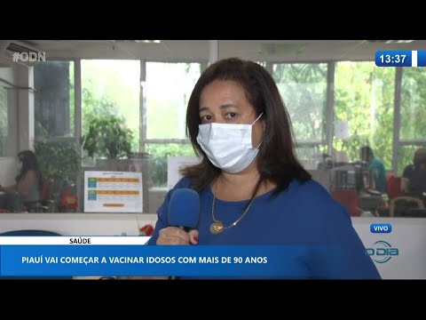 Piauí deve iniciar vacinação em idosos acima dos 90 anos 08 02 2021