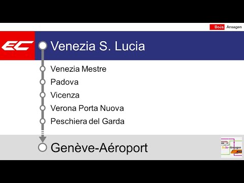 SBB Ansagen / Begrüssung I EC Venezia - Genève-Aéroport I BoJa Ansagen