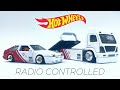 Toyota AE86 Sprinter Trueno Team Transport RC With Working Popups And Flatbed Hotwheels Custom