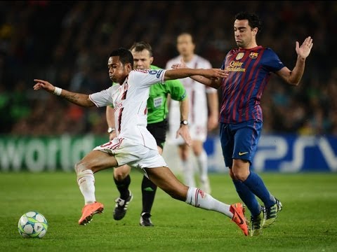 Amazing Robinho GOAL vs Barcalona- 1-0 -AC Milan vs Barca Champions League  22.10.2013