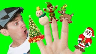 Finger Family Song - Christmas with Matt | Dream English Kids | Free Printables