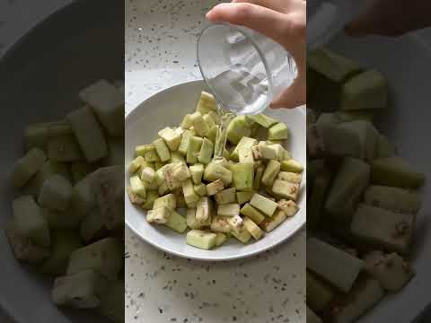 LA FORMA MÁS FÁCIL Y RICA DE COMER BERENJENA 🍆 😋 #berenjena #receta