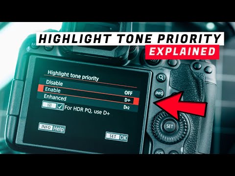 Tonwertpriorität D+ erklärt - Canon Menü #HighlightTonePriority