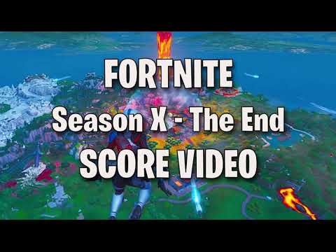 Fortnite: The End (Chapter 1) Piano Roll Video