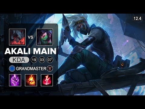 Akali Top vs Aatrox - EUW Grandmaster - Season 12 Patch 12.4