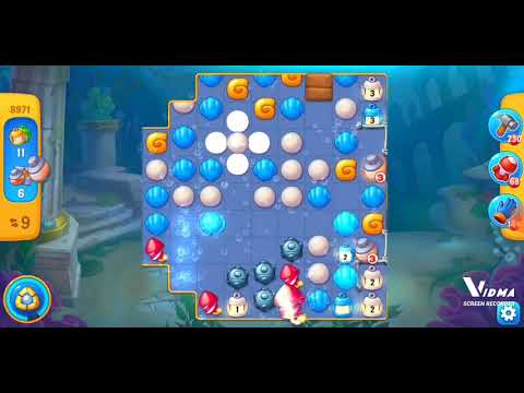 Fishdom. 8971 level no boosters and diamonds. 17 moves