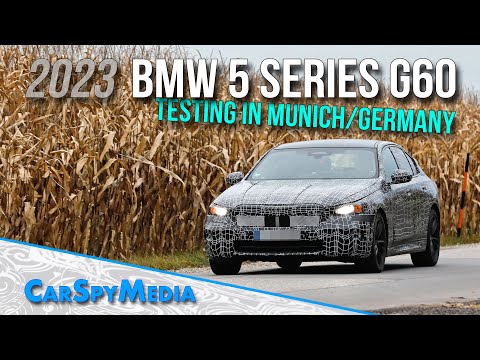 Thumbnail for 2023 BMW 5 Series And 5 Series Hybrid Sedan G60 Prototype Spied Testing In Munich *4K Spy Video* by BMW, BMW 5 Series, Car