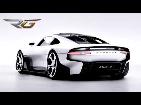 Thumbnail for Porsche Mission S: New Mid-Engined Super Sports Car Vision by Porsche Mission S