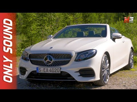 NEW MERCEDES CLASSE E 400 CABRIOLET 4 MATIC 2017 - FIRST TEST DRIVE ONLY SOUND