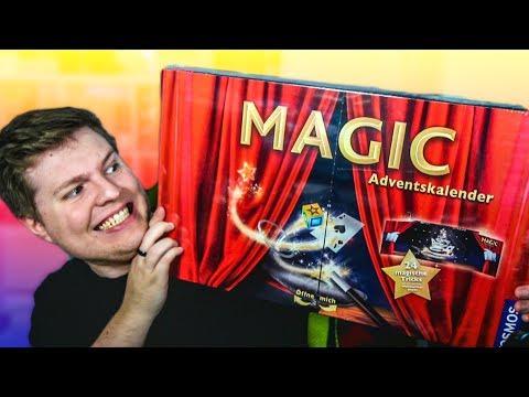 Ich teste einen MAGIC ADVENTSKALENDER für Zauberer Anfänger 🤣