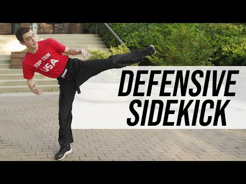 Defensive Step Back Sidekick with Blake Spence