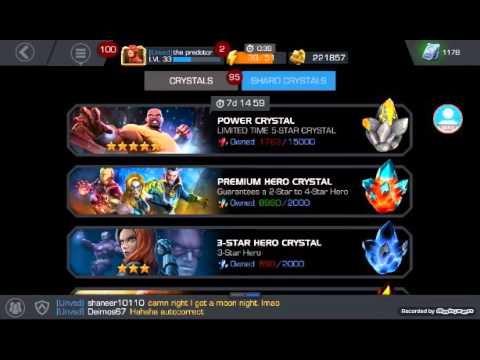 MARVEL : Contest of Champions EPIC 4 STAR CRYSTAL OPENING