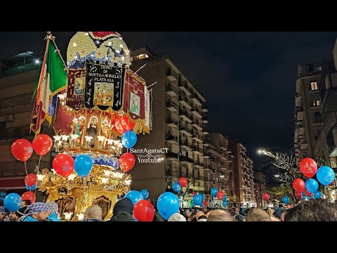 Cereo Pescivendoli 25/1/2023 - Viale Mario Rapisardi Catania