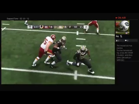 GAME 3 WAS Redskins 1-2  @ NO Saints 2-1