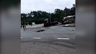 Drohnenangriffe treffen Ukraine-Polen-Versorgungsroute: Brände an Grenze