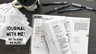 Quiet Journaling Session No.1 | No Talking & No Music