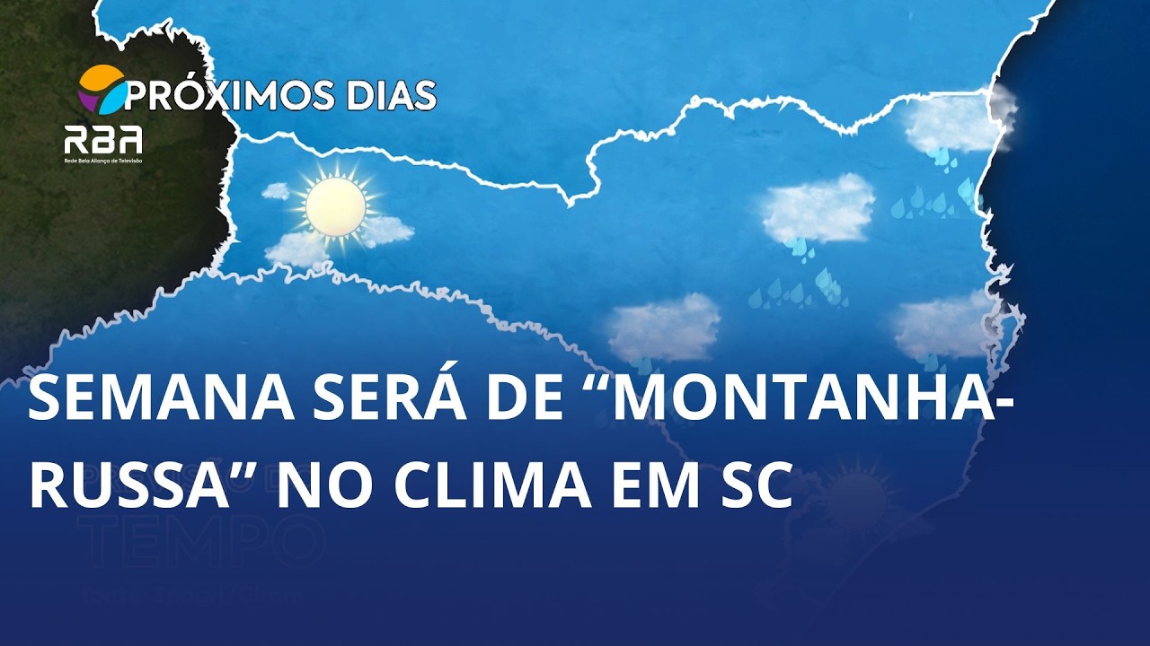 Semana de instabilidade e viradas no tempo em SC