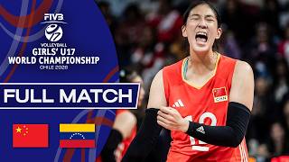 China vs. Venezuela - Pool Play | Girls' U17 World Championship - 2026