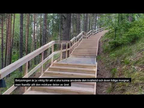 Hälsotrappan i Rävåsens naturreservat
