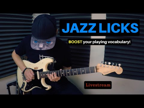 5 FUN Jazz Licks + TAB - Live Guitar Lesson & Hang