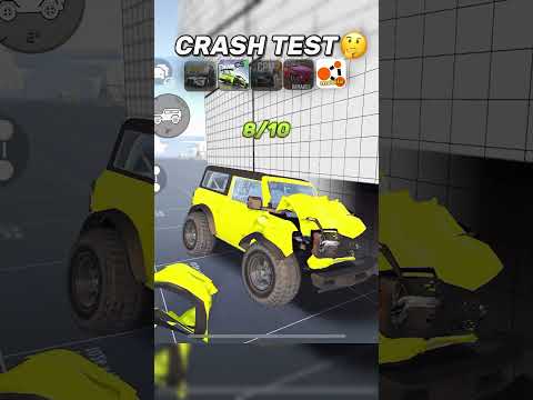 Top 5 Mobile Games CRASH-TEST😱 #crashtest #carparkingmultiplayer #beamngdrive