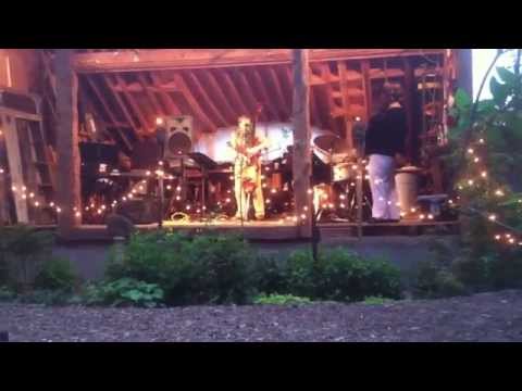 Concert in the Garden - dusk in the barn with the Michelle Walker Jazz Quartet