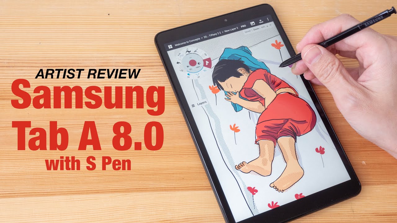 Artist Review: Samsung Tab A 8.0 with S Pen (2019)