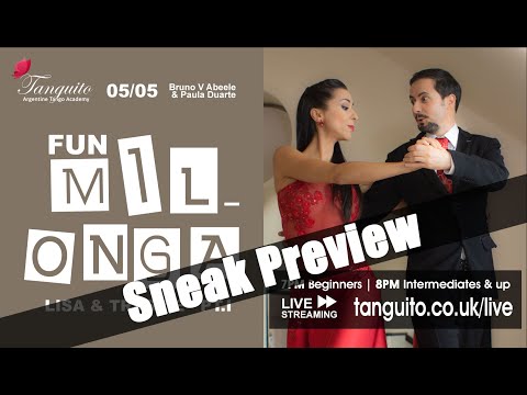 MILONGA: Fun Milonga Lisa and Traspie - Part I, SNEAK PEEK (05.05) @Tanguitoacademy @PDuarteTango