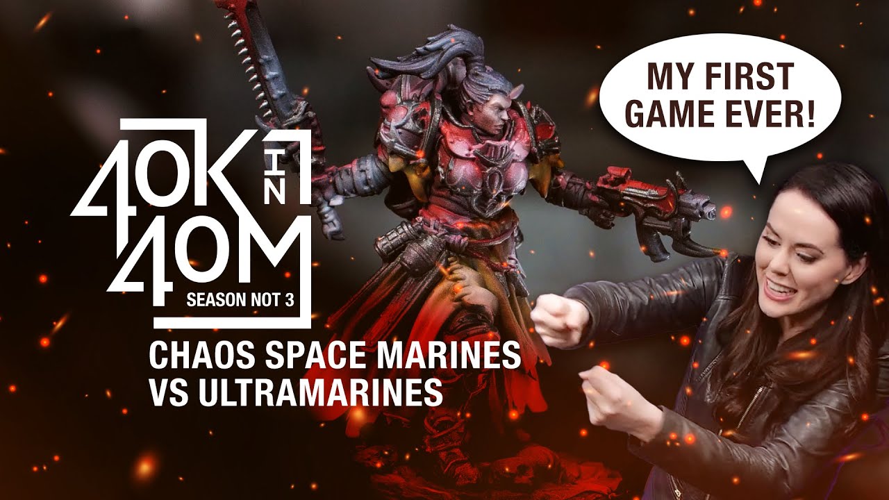 Watch video First Game of 40K! Chaos Space Marines vs Ultramarines. Warhammer 40k in 40m. Now First Game of 40K! Chaos Space Marines vs Ultramarines. Warhammer 40k in 40m.