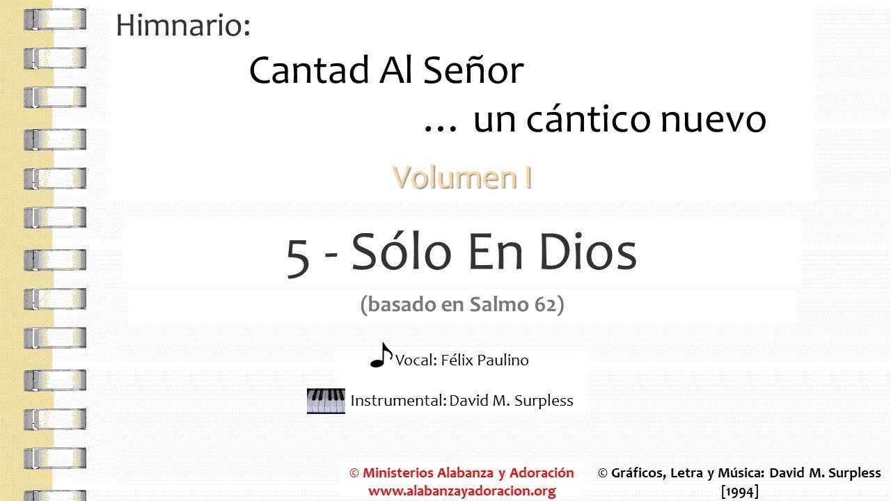 05 Sólo En Dios (Vocal)