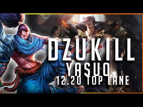Dzukill - Yasuo vs Sett TOP Patch 12.20 - Yasuo Gameplay