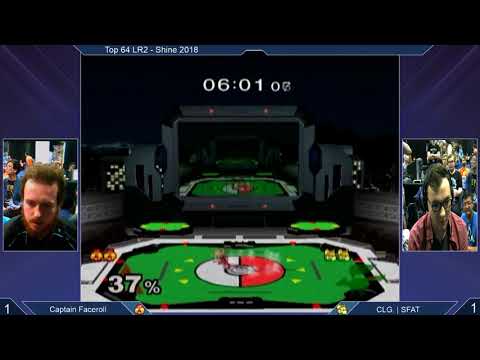 Shine 2018 SSBM - CLG.SFAT (Fox) vs. Captain Faceroll (Sheik) - Melee Top 64 WR2