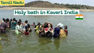 MY FIRST HOLY BATH in KAVERI,  A TRUE STORY of LORD RAMA from 20 Years Ago 🇮🇳