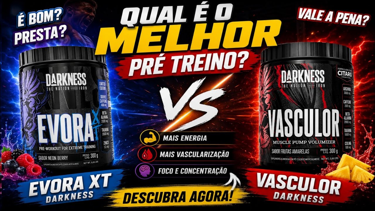Miniatura da avaliação em vídeo de Pré Treino INTEGRALMEDICA PW Darkness Uva 300g