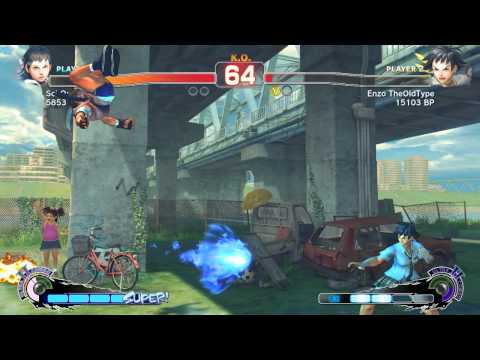 SSF4 Ranked Asia: SchOne1256 (Sakura) VS Enzo TheOldType (Makoto)