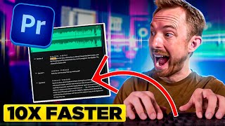 Edit Your Podcast Using Text in Adobe Premiere Pro! The Fastest and Easiest Editing Feature