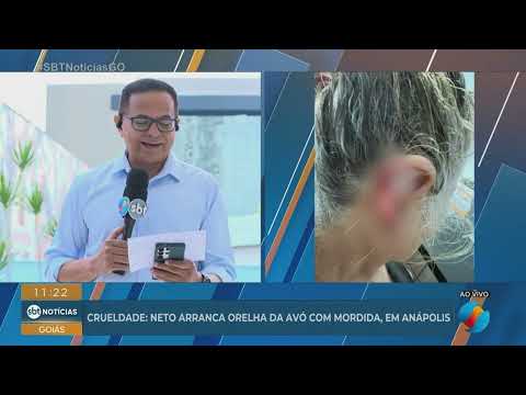 Neto é preso após atacar avó e arrancar orelha em Anápolis