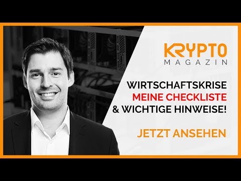 WIRTSCHAFTSKRISE - Meine Checkliste & Wichtige Hinweise!