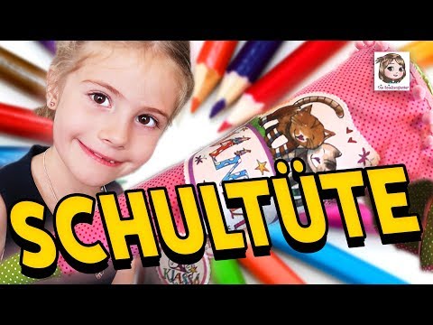 HANNAHS SCHULTÜTE - ÜBERRASCHUNG 🎉 Der 1. Schultag ist vorbei und die Zuckertüte wird geöffnet!